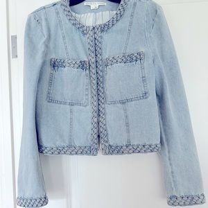 Veronica Beard Arrowe Denim Jacket Sz 10